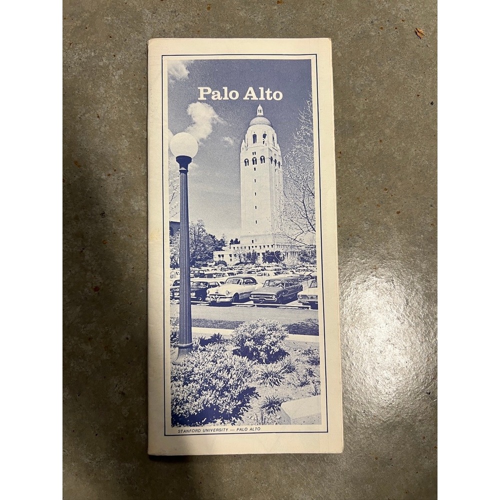 1974 AAA Palo Alto Map